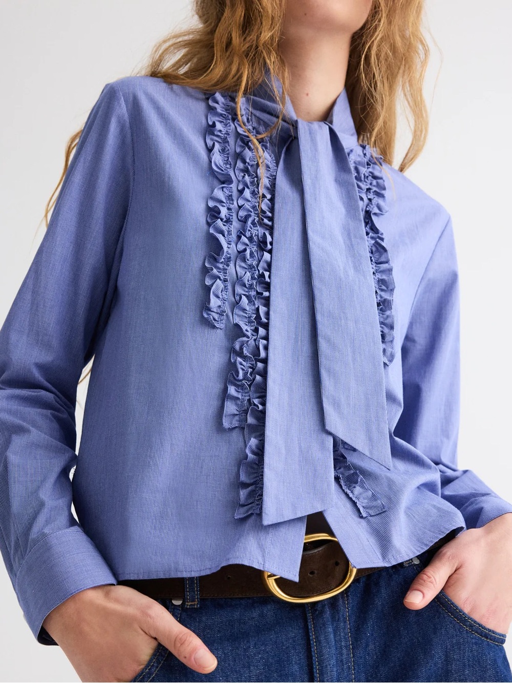 Nwt Twp CONNOR TOP
IN MICRO CHECK size large